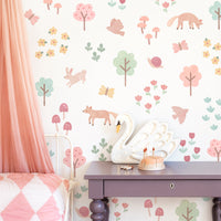 Woodland Storybook Fabric Wall Decals