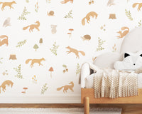 Woodland Animals Fabric Wall Decal Set