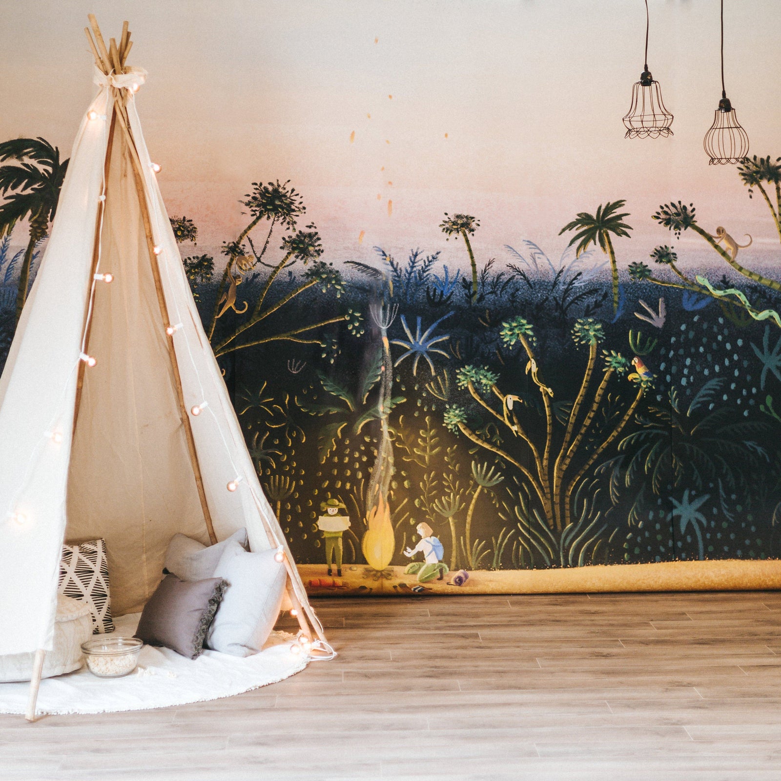 Little Explorers Wallpaper Mural - Project Nursery