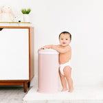 Ubbi Diaper Pail in Blush Pink - Project Nursery