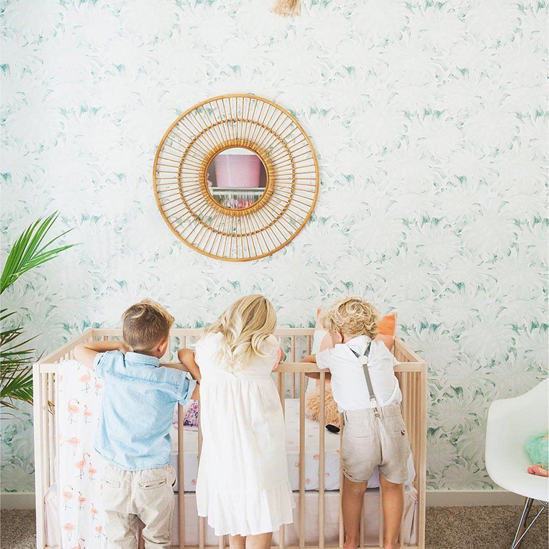Palm Leaves Wallpaper - Project Nursery