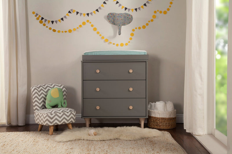 Lolly 3-Drawer Changer Dresser - Grey - Project Nursery