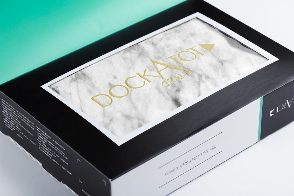 DockATot Grand Dock Spare Cover - Carrara Marble - Project Nursery