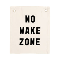 No Wake Zone Banner