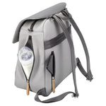 Meta Backpack - Grey Pearl Nubuck Leatherette - Project Nursery
