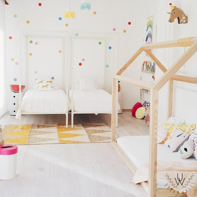 Rainbow Confetti Dot Wall Decals