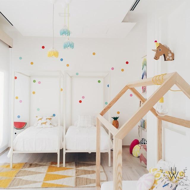 Rainbow Confetti Dot Wall Decals