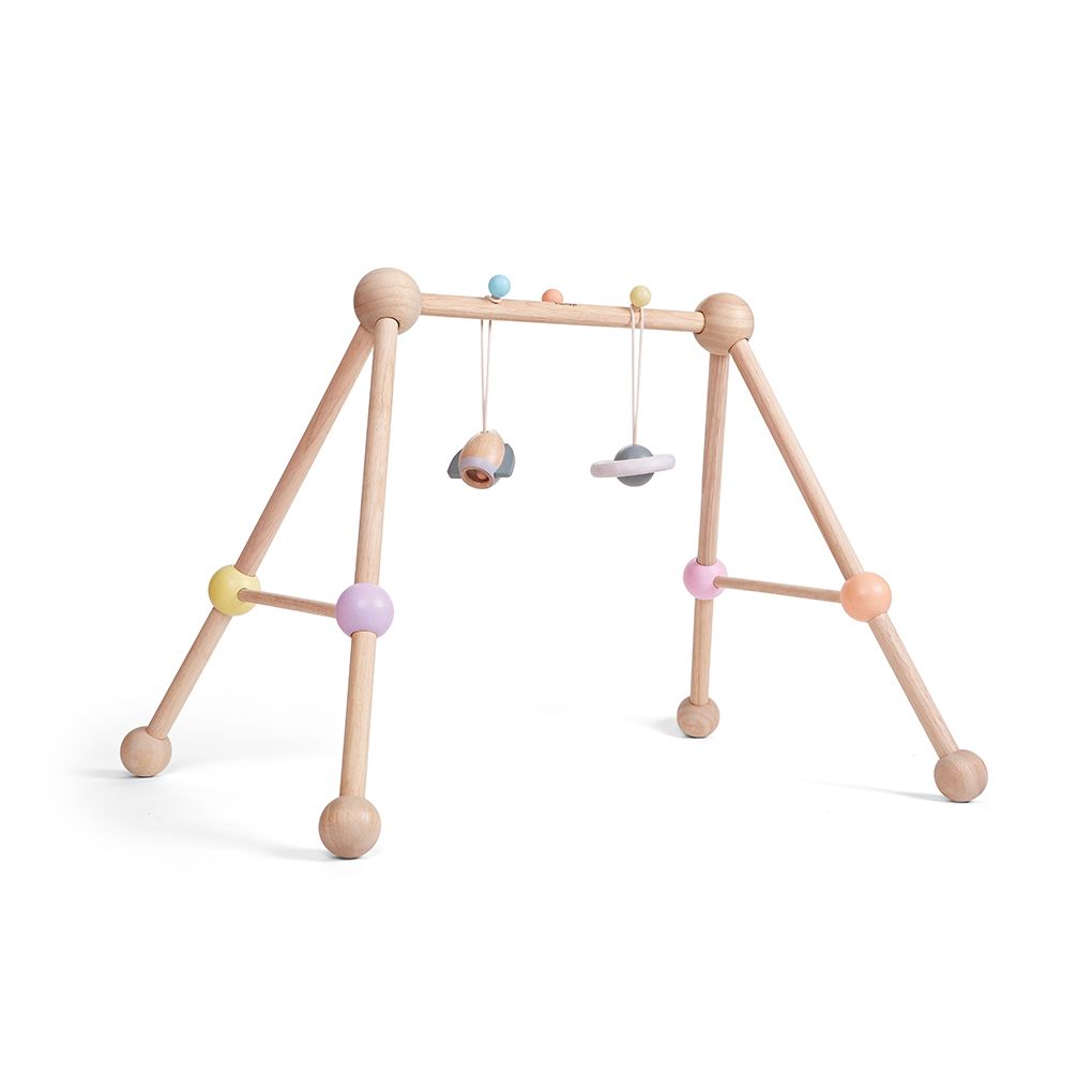 Wooden Play Gym - Pastel