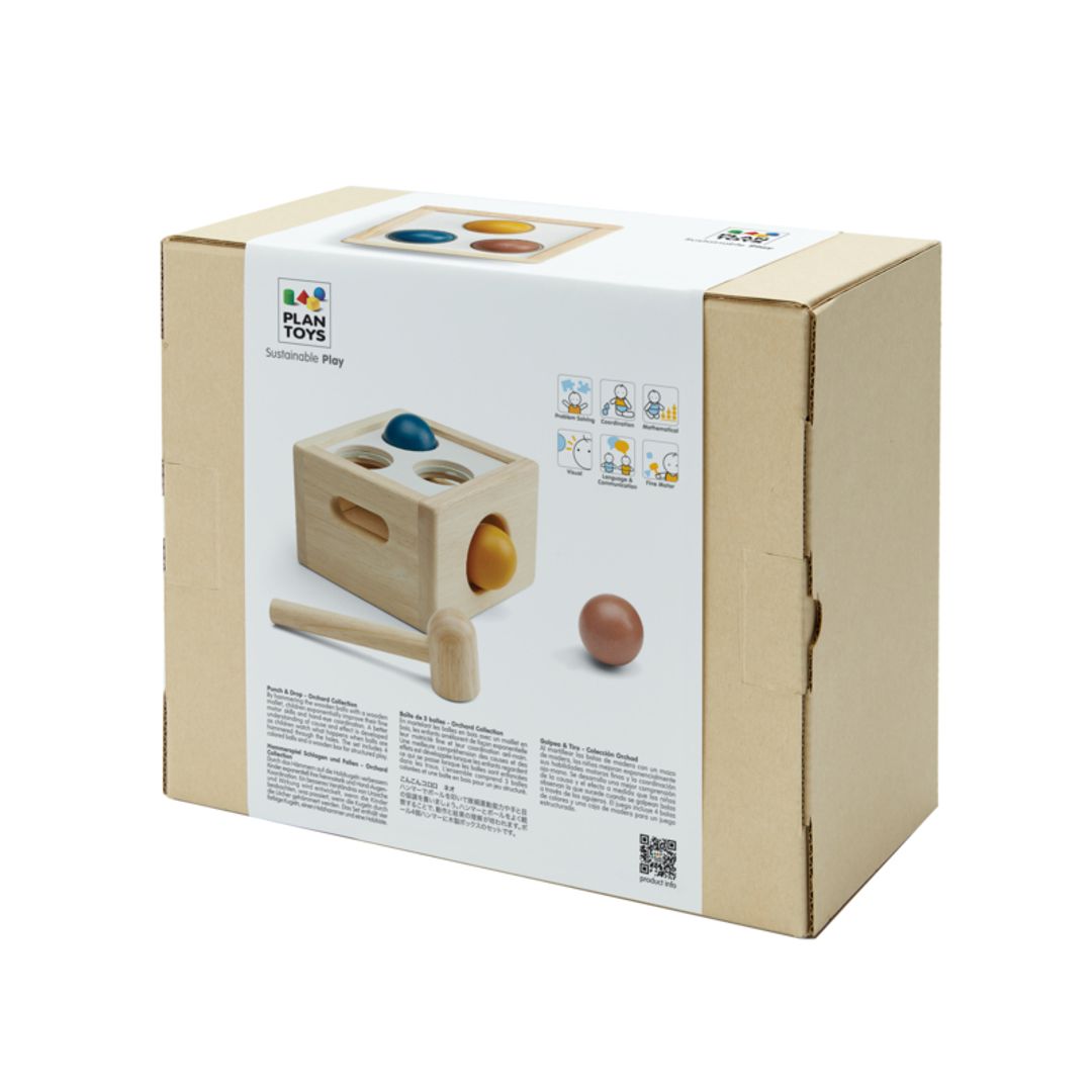 Punch + Drop Toy - Orchard