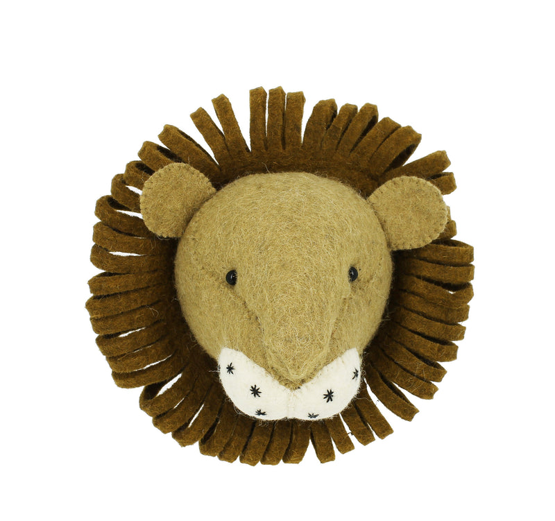 Mini Lion Head Wall Hanging - Project Nursery