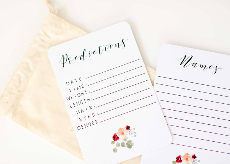 Pregnancy Milestone + Moment Cards - Fleur Collection - Project Nursery