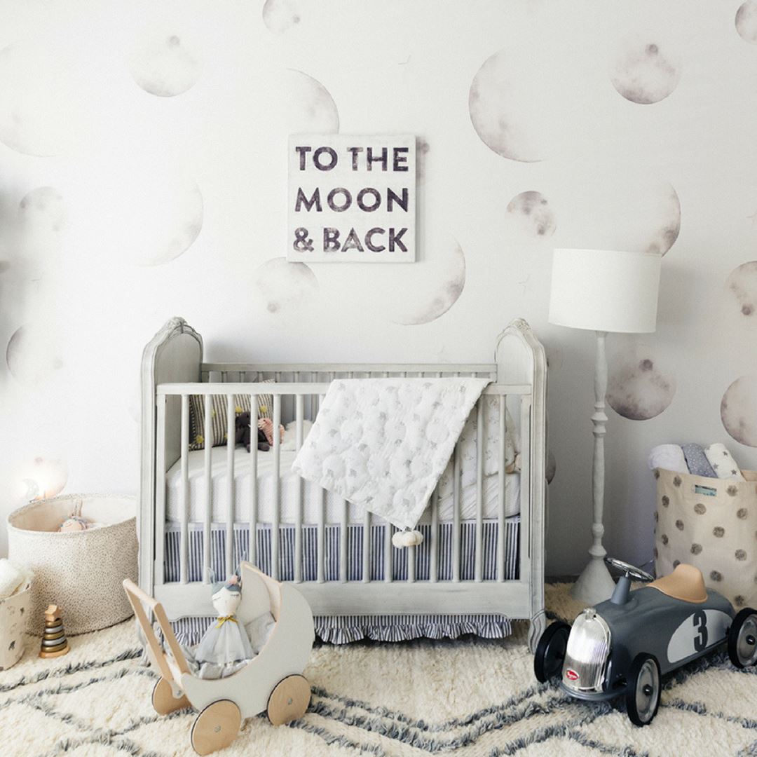 Luna Wallpaper Mural - Project Nursery
