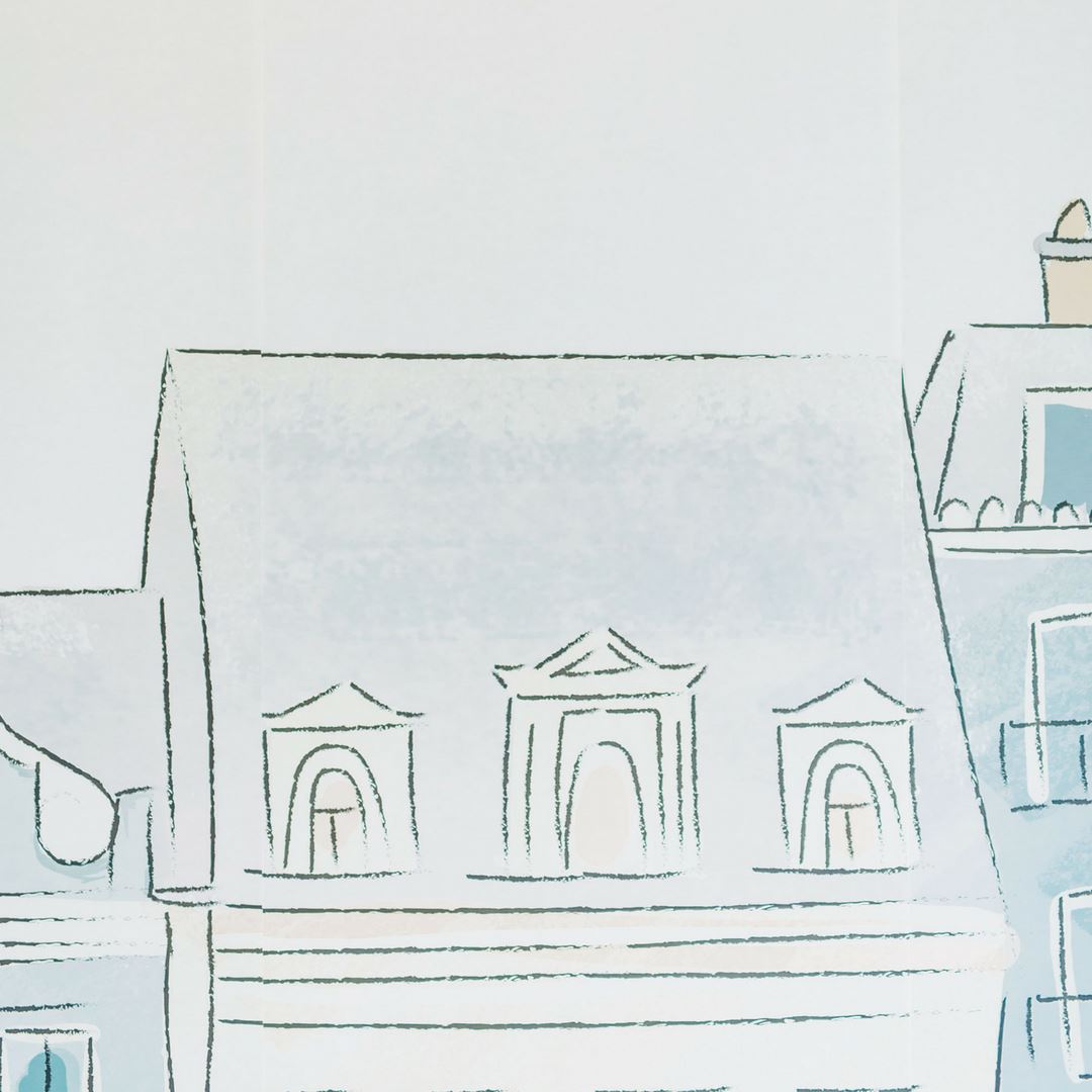 Parisian Street Wallpaper Mural - Project Nursery