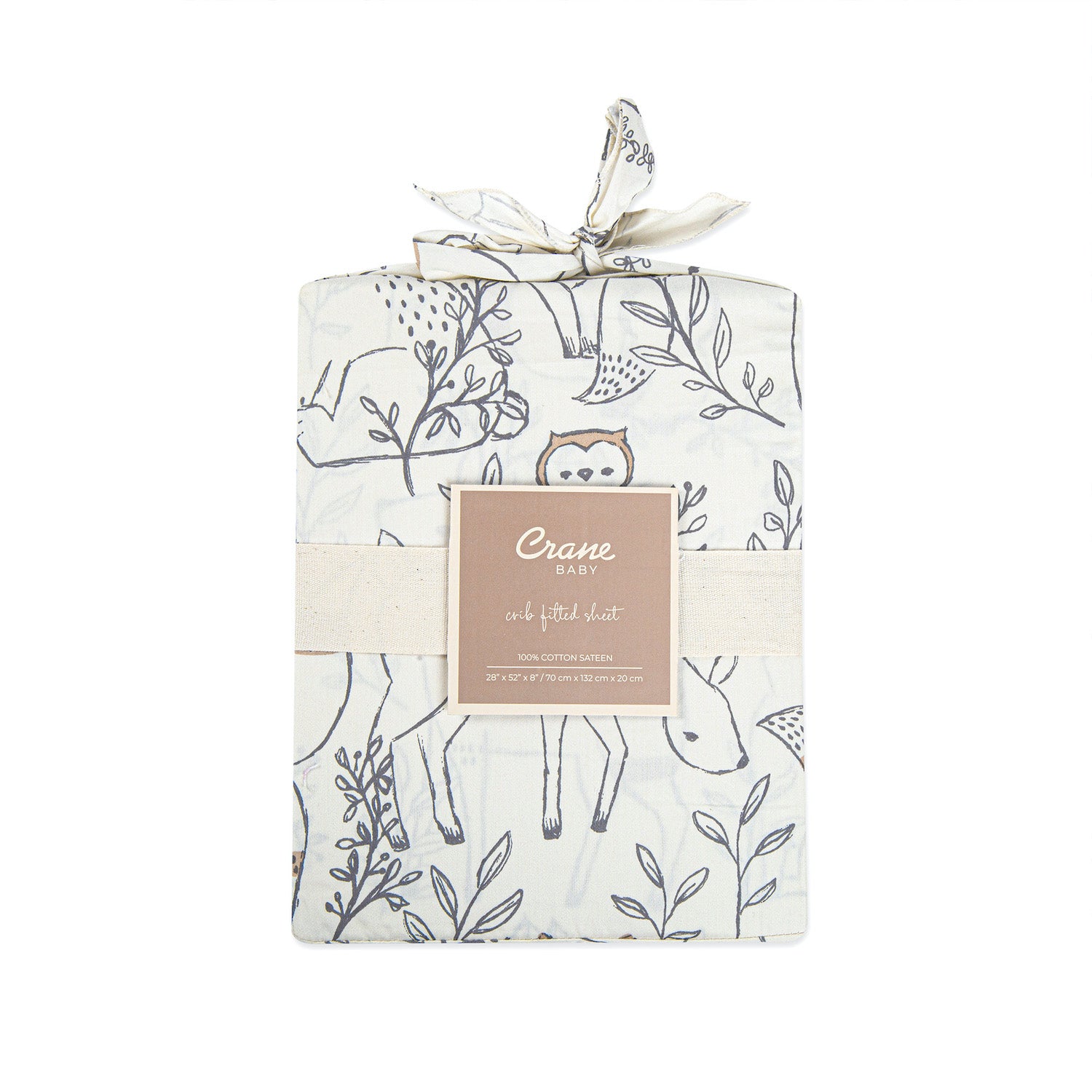 Ezra Woodland Crib Sheet - Project Nursery