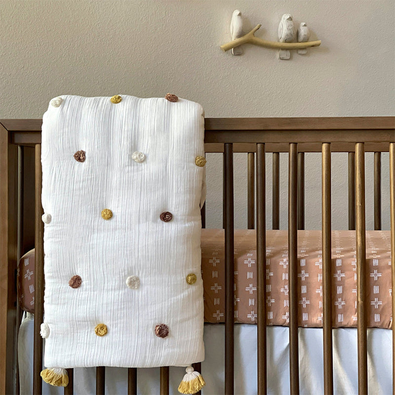 Kendi Copper Dash Crib Sheet - Project Nursery