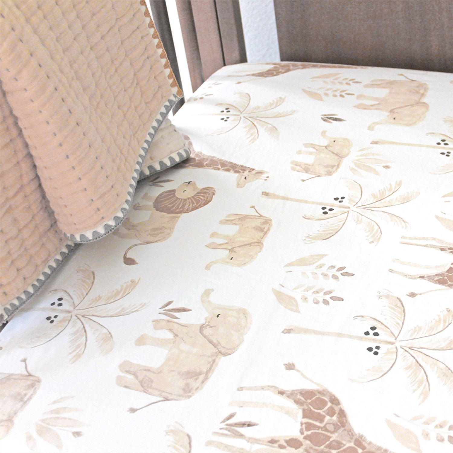 Kendi Animal Crib Sheet - Project Nursery