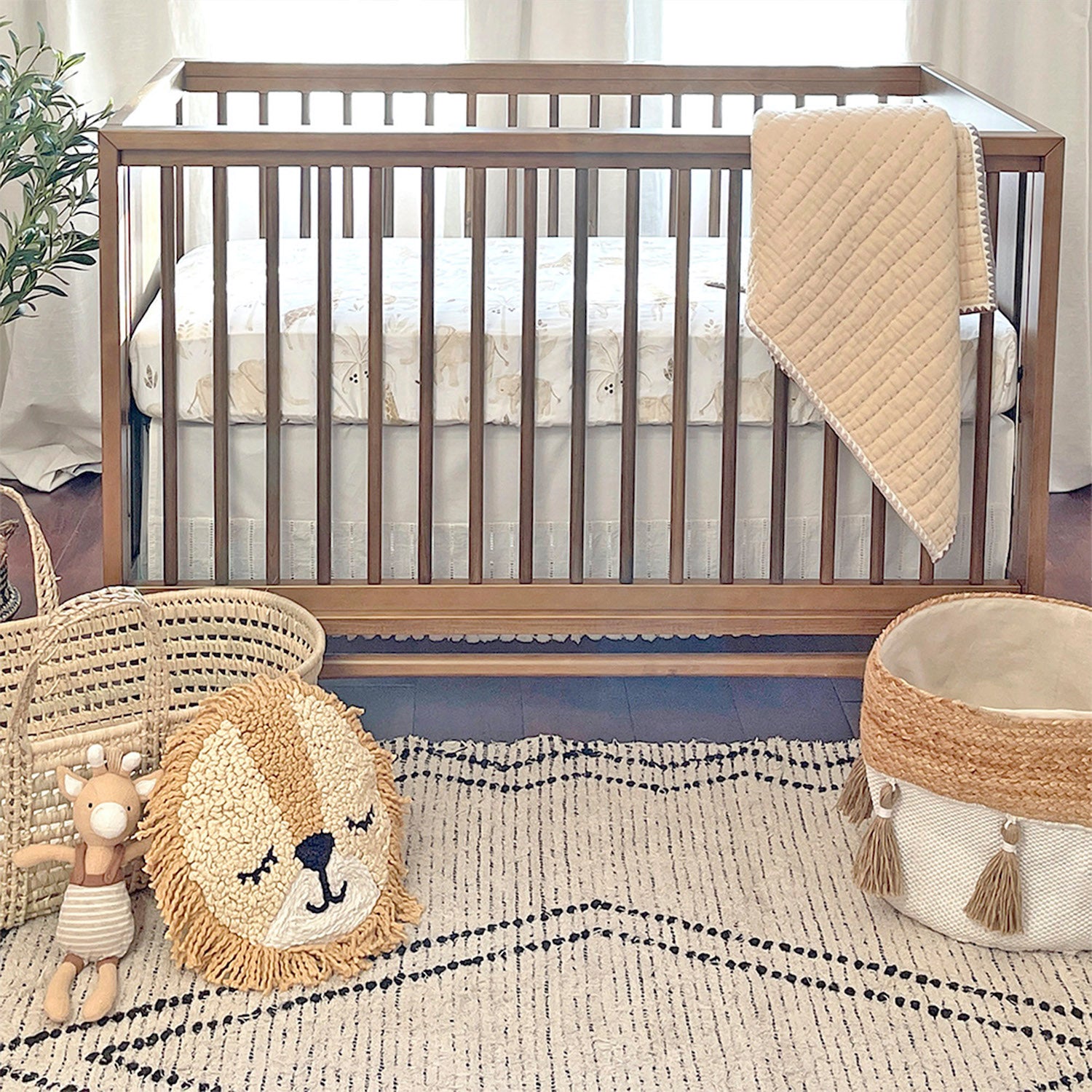 Kendi Animal Crib Sheet - Project Nursery