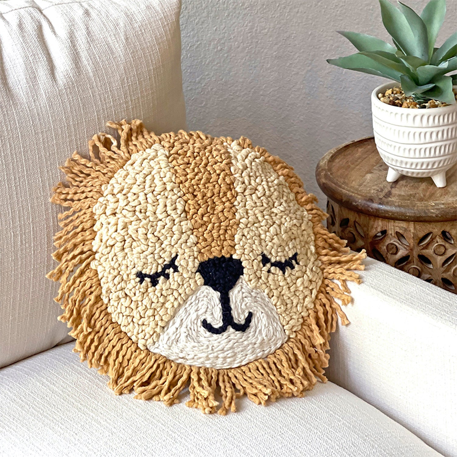 Lion Pillow - Project Nursery