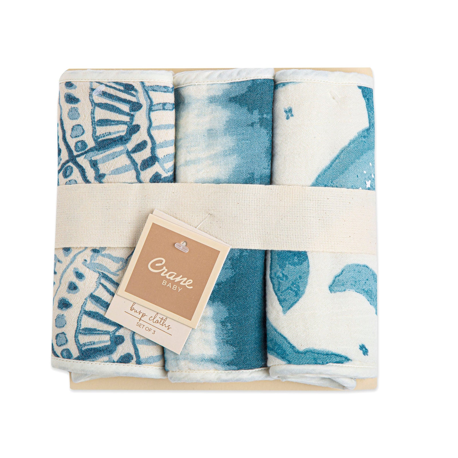 Caspian 3pc. Burp Cloth Set - Project Nursery