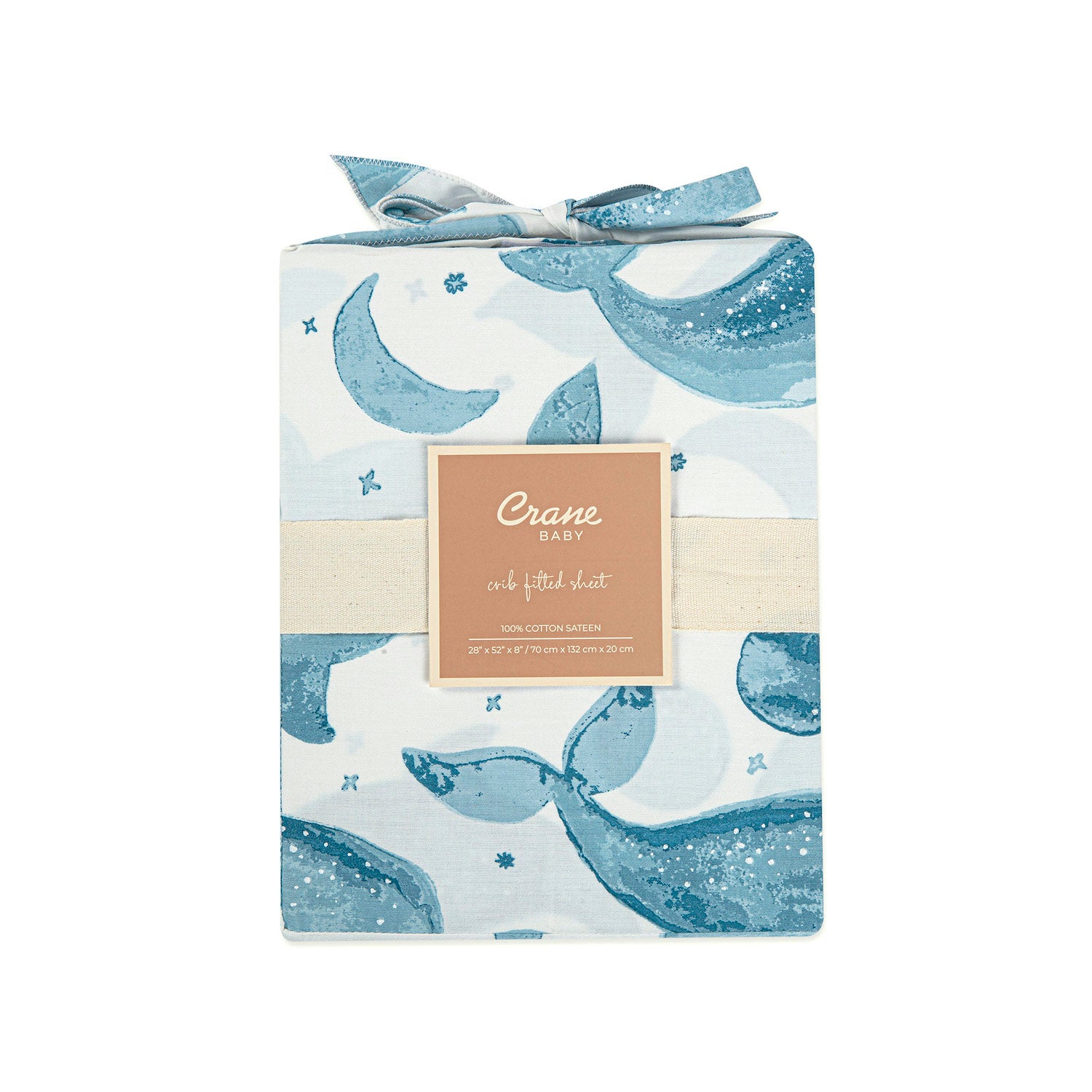 Caspian Whale Crib Sheet - Project Nursery