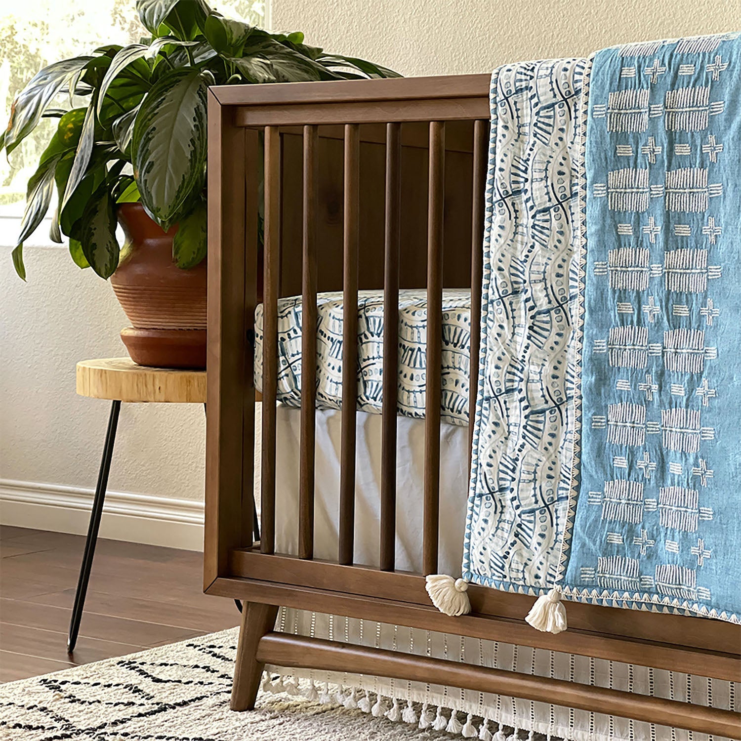 Indigo crib sheet hotsell