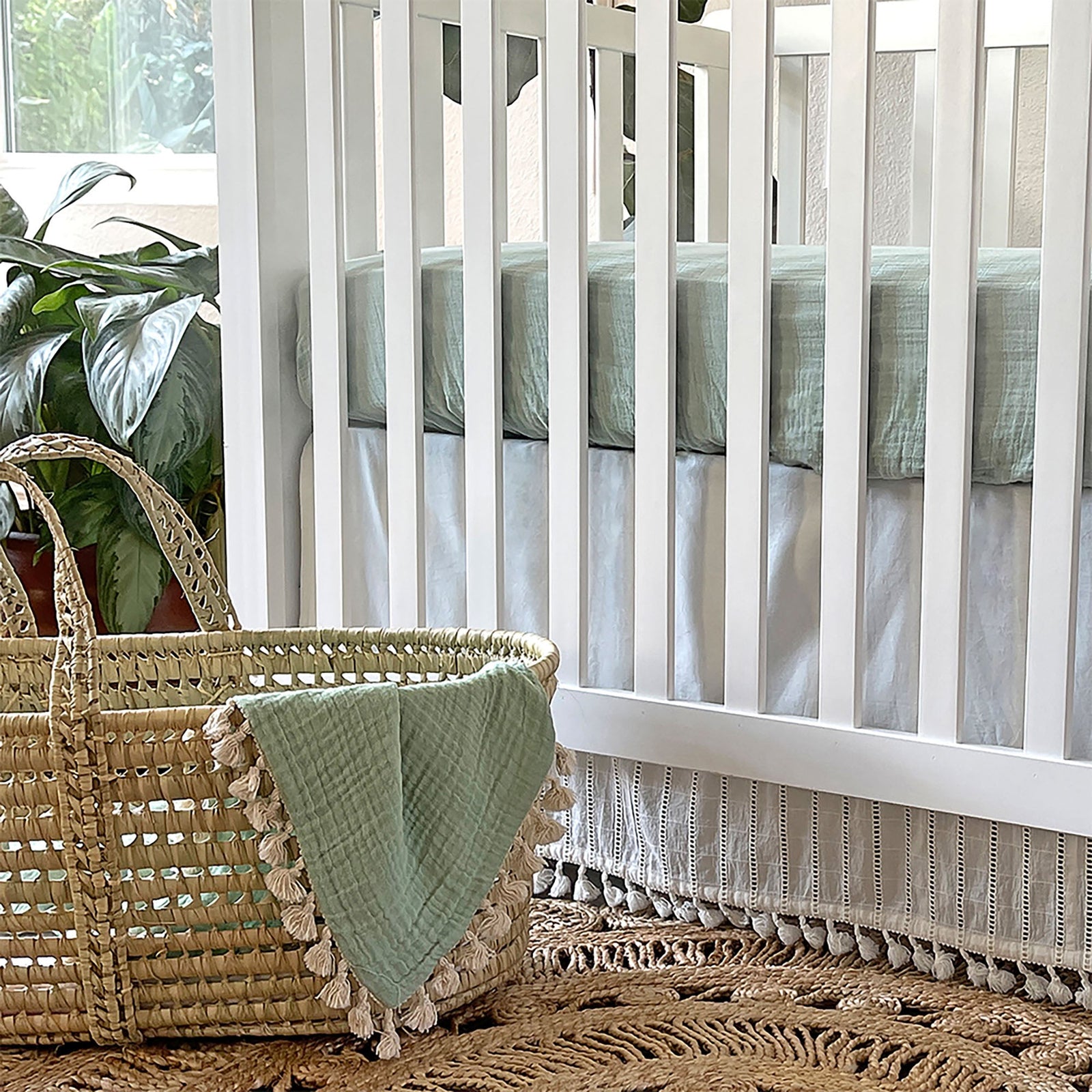Evergreen Crib Sheet - Project Nursery