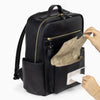 Peek-a-Boo Backpack Diaper Bag - Black - Project Nursery