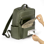 Peek-a-Boo Backpack Diaper Bag - Olive - Project Nursery