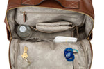 Peek-a-Boo Backpack Diaper Bag - Toffee - Project Nursery