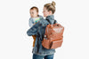 Peek-a-Boo Backpack Diaper Bag - Toffee - Project Nursery