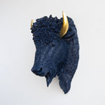 Faux Bison Wall Hanging - Project Nursery