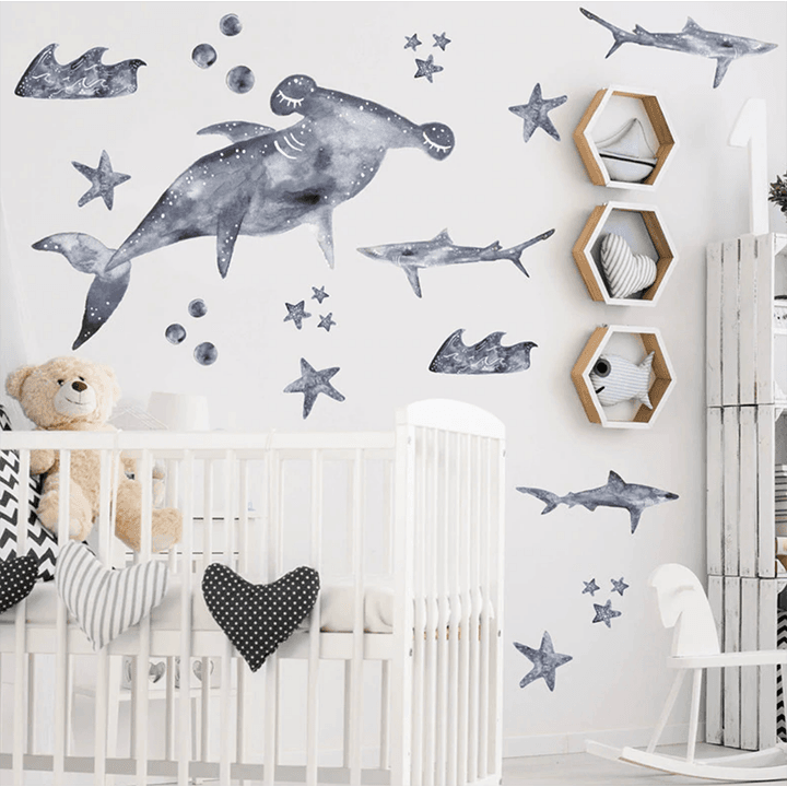 Big Shark Wall Decal