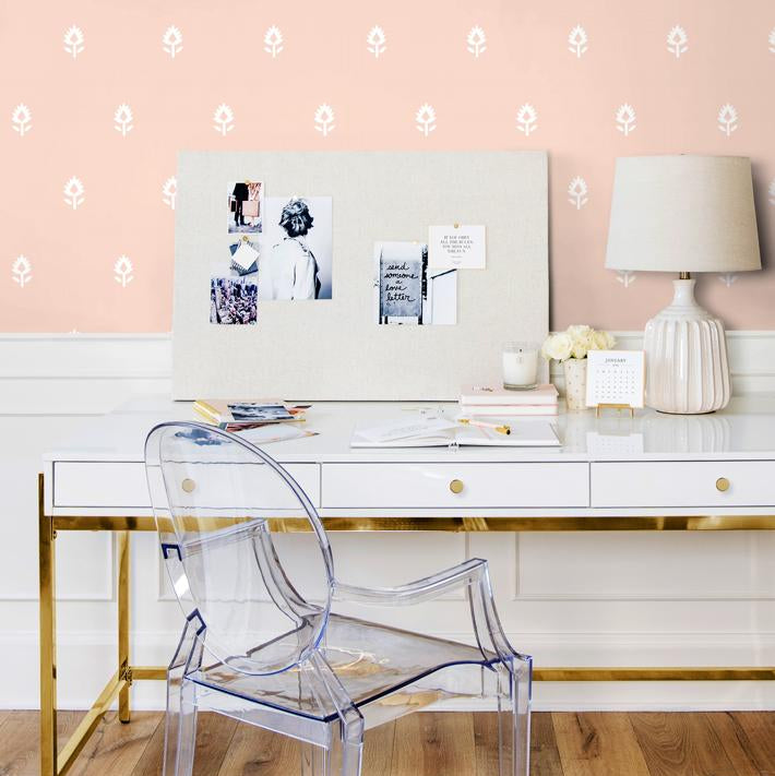 Block Print Wallpaper - Project Nursery