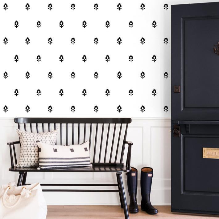 Block Print Wallpaper - Project Nursery