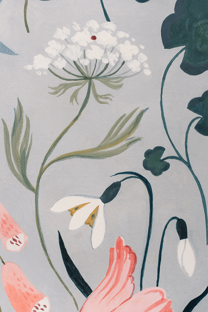 Blu Bell Wallpaper Mural - Project Nursery