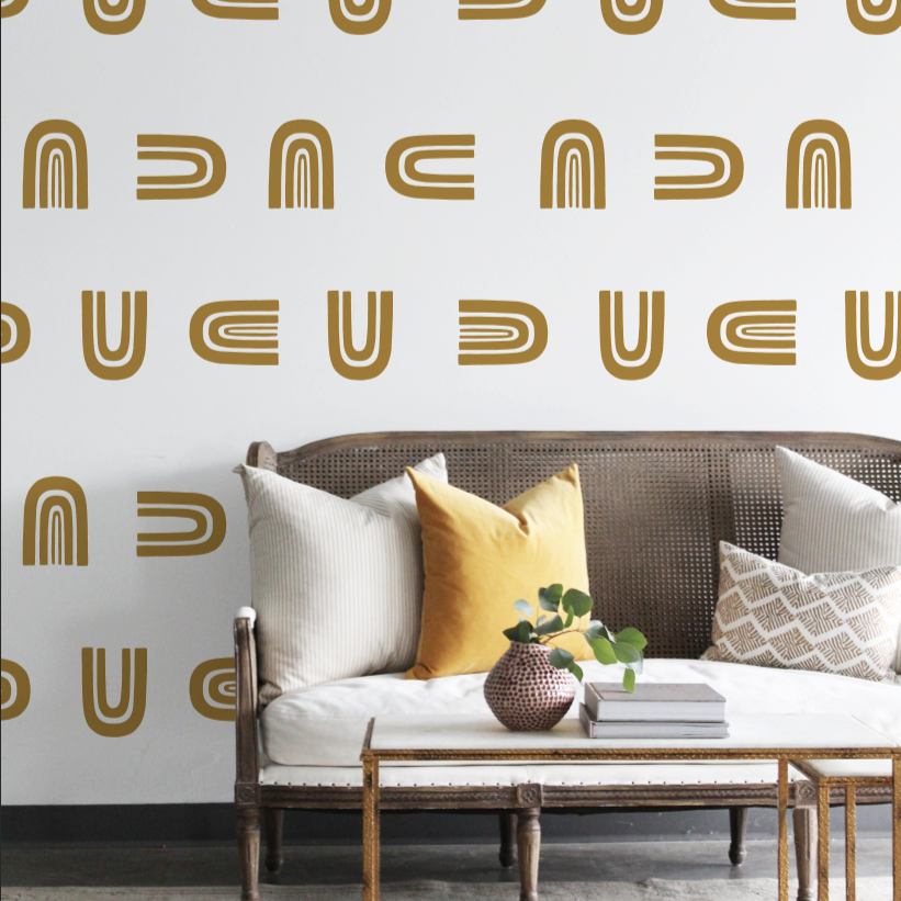 Bohemian Rainbow Wall Decals
