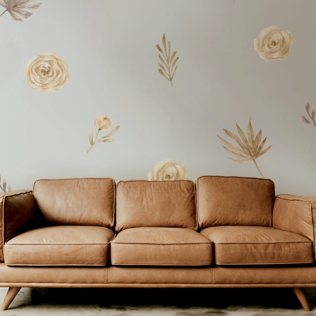 Boho Flower Wall Decals