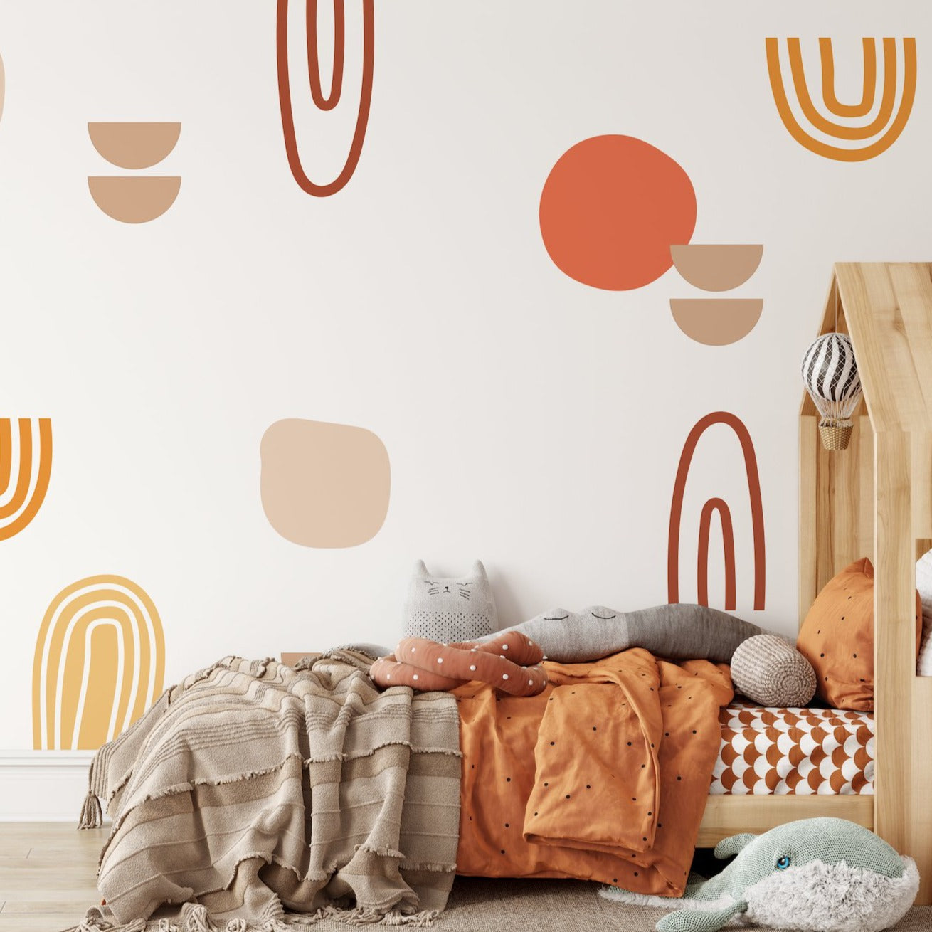 Boho Shaped Wall Decals