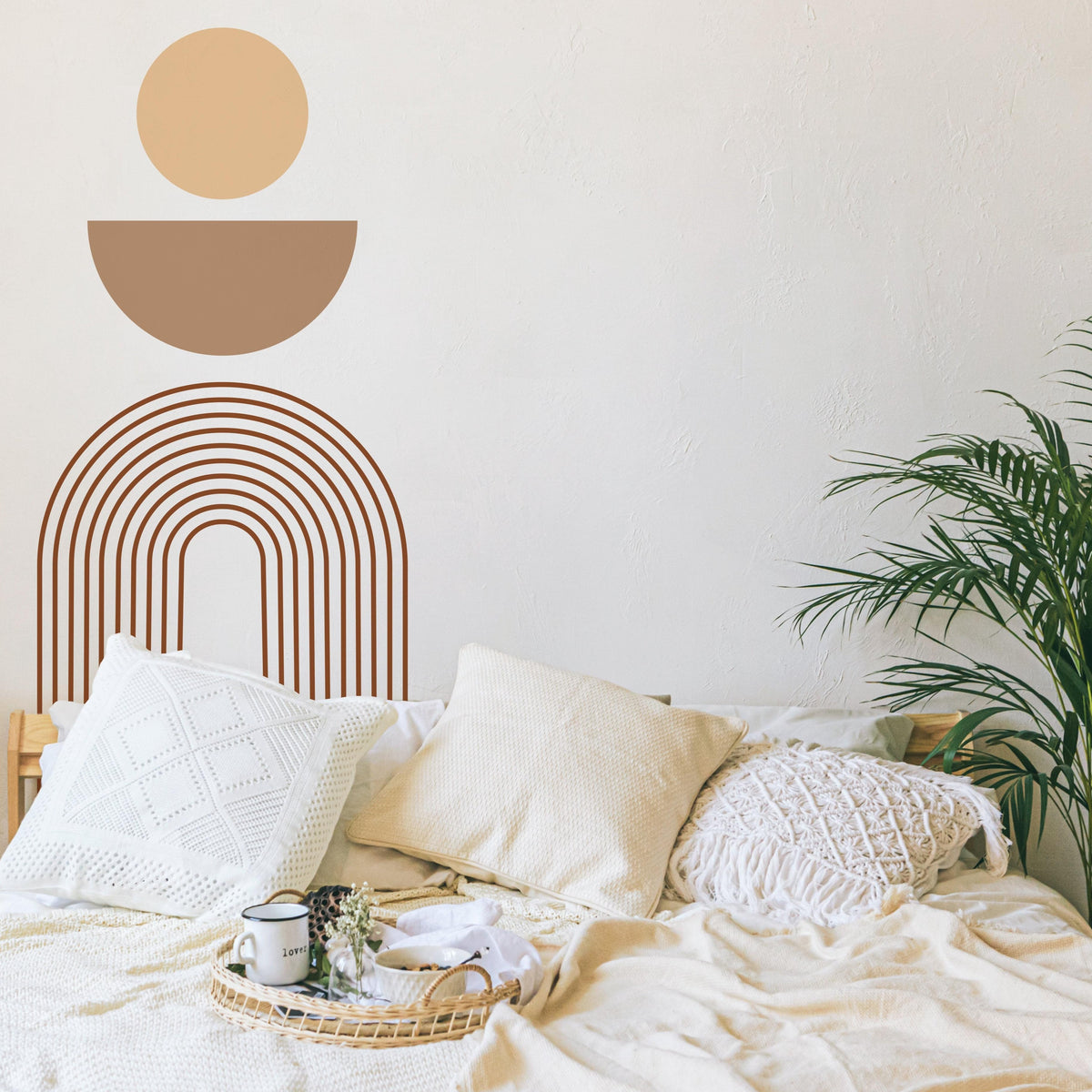 Boho Colorblock Wall Decals