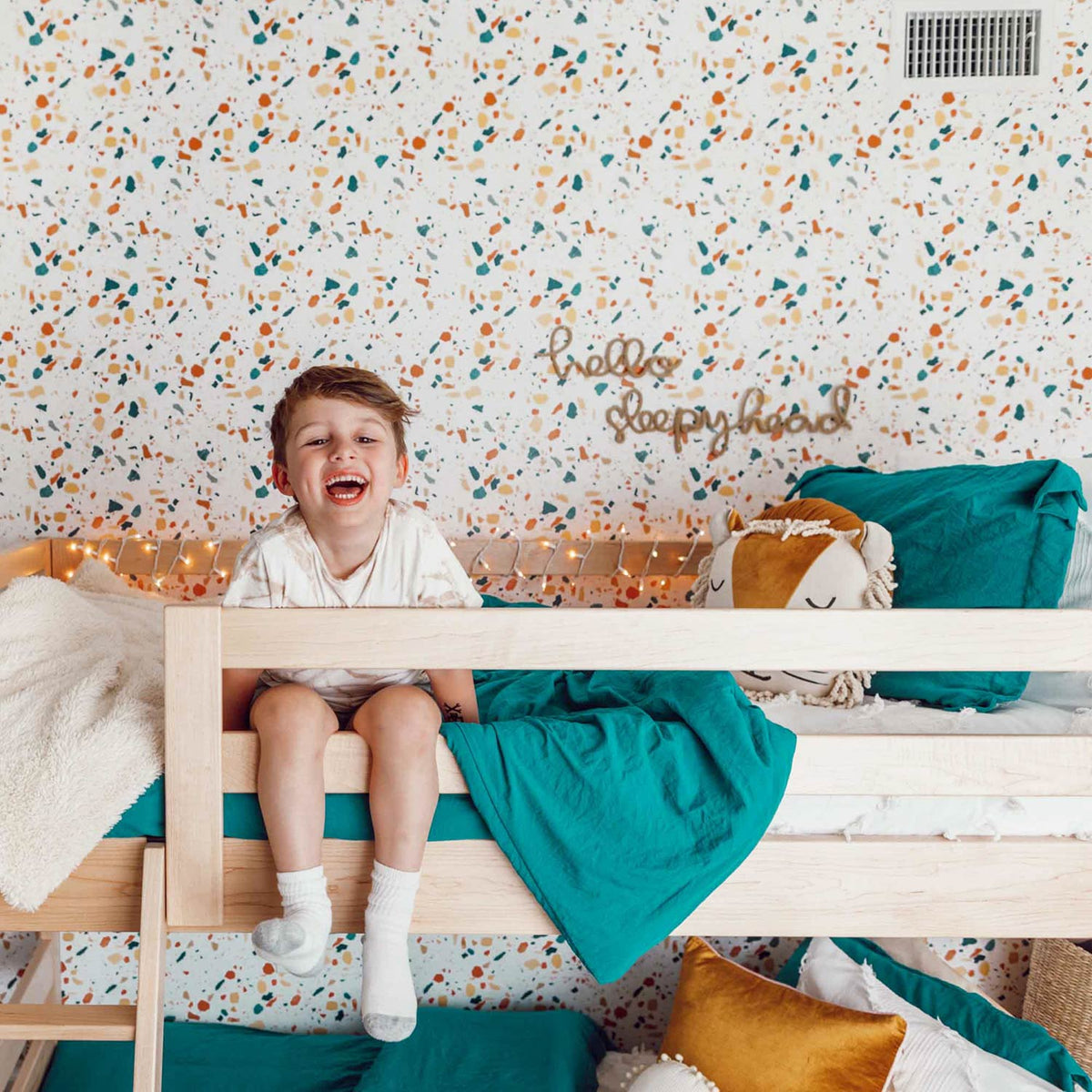 Bright Terrazzo Wallpaper - Project Nursery