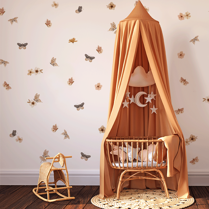 Mini Butterfly Wall Decal Set