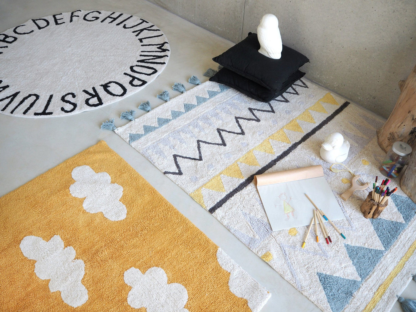 Round ABC Rug - Project Nursery