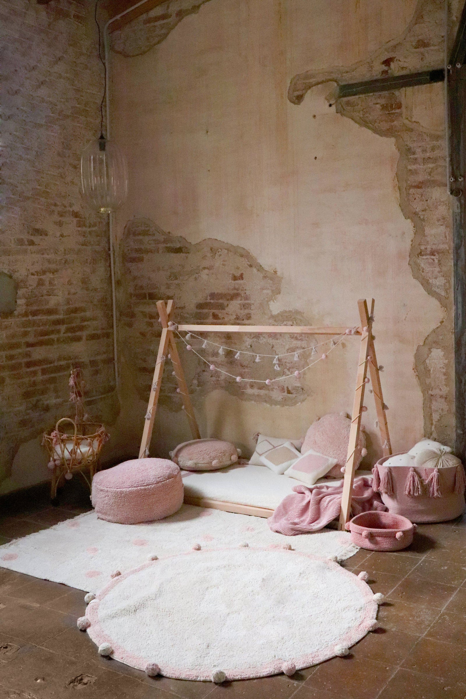 Bubbly Washable Rug - Vintage Nude - Project Nursery