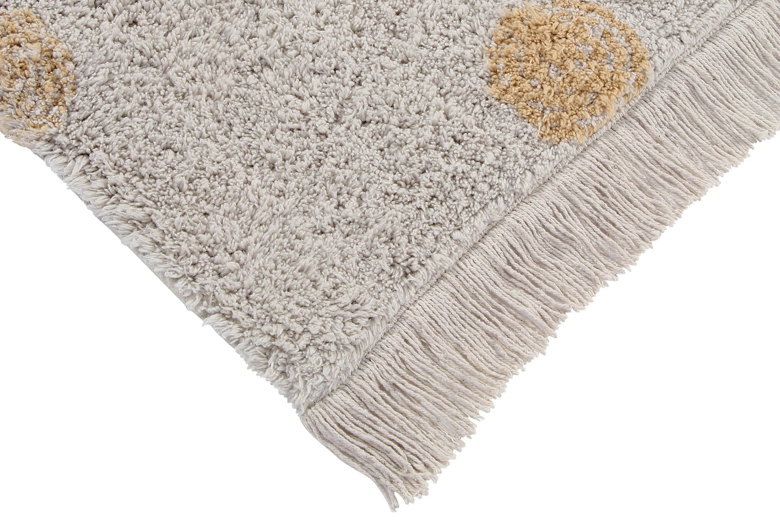 Hippy Dots Washable Rug - Honey - Project Nursery