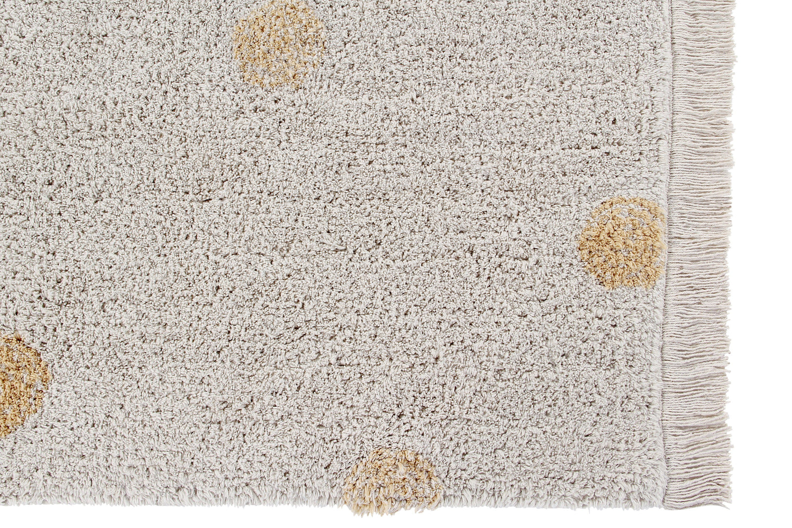 Hippy Dots Washable Rug - Honey - Project Nursery