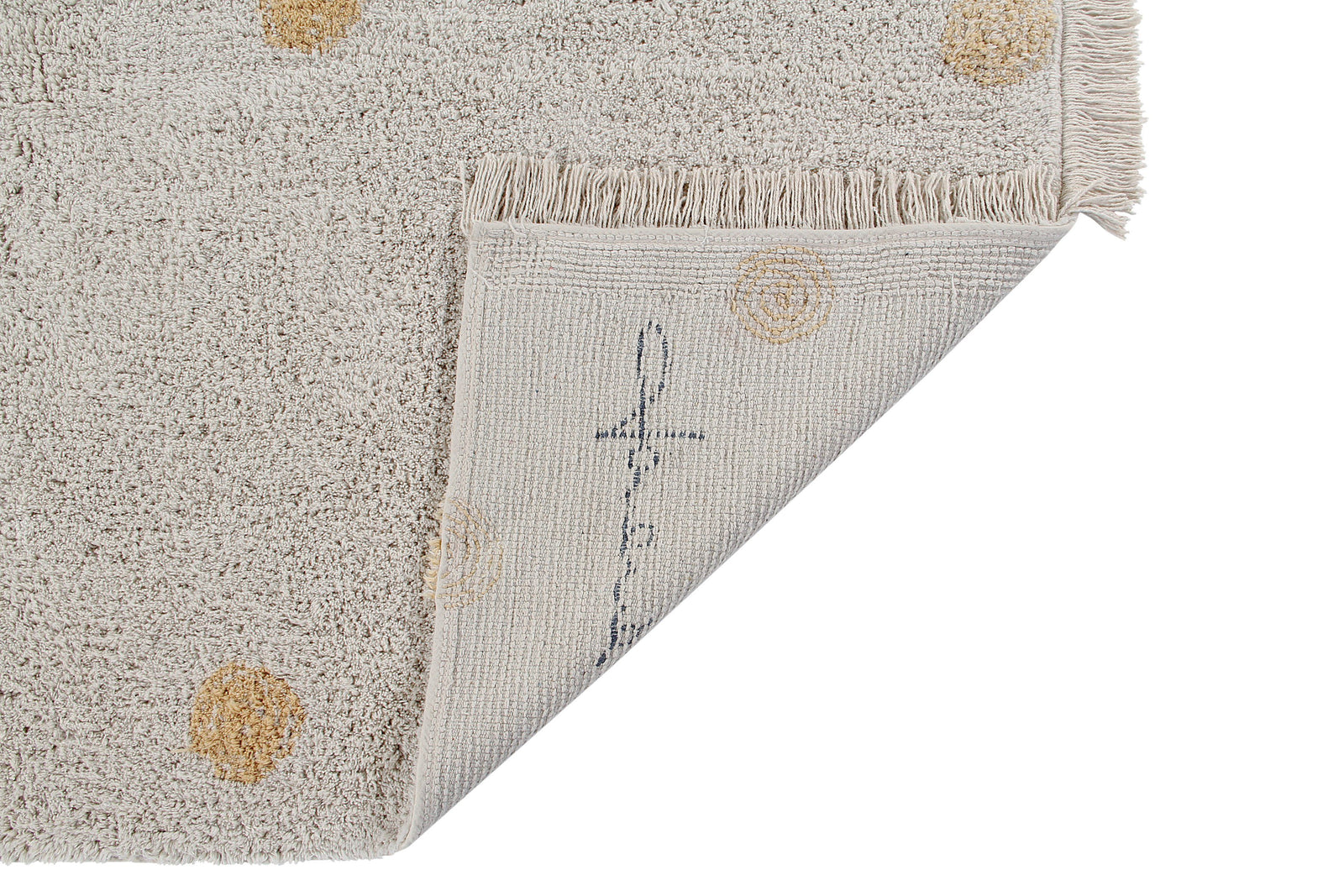 Hippy Dots Washable Rug - Honey - Project Nursery