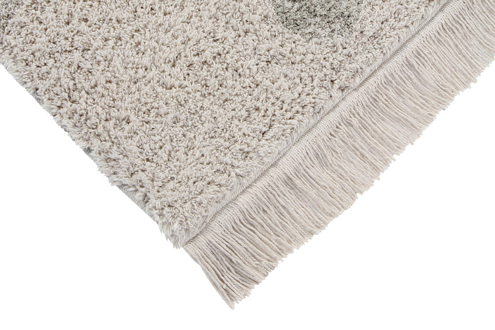 Hippy Dots Washable Rug - Olive - Project Nursery