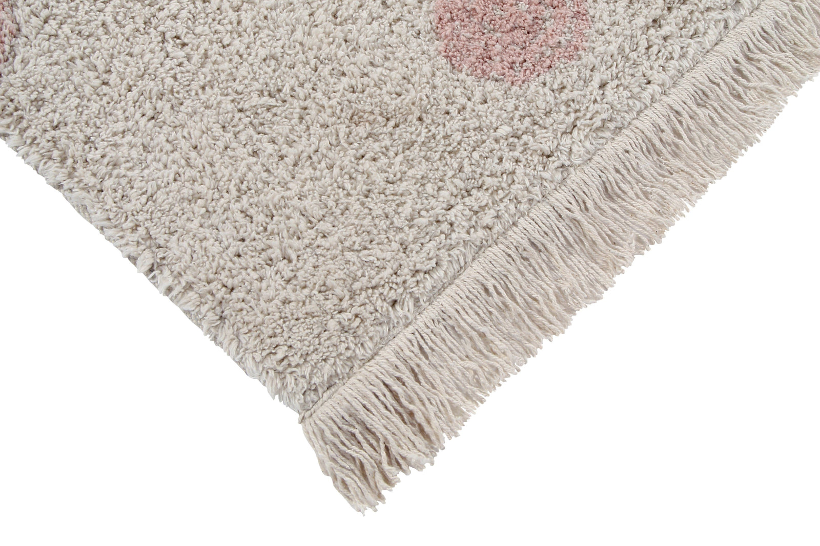 Hippy Dots Washable Rug - Vintage Nude - Project Nursery