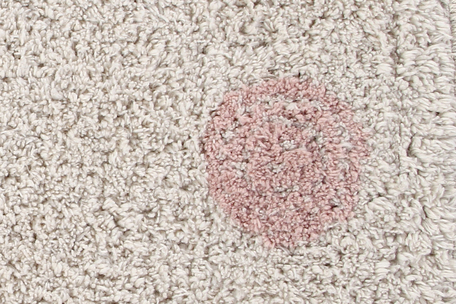 Hippy Dots Washable Rug - Vintage Nude - Project Nursery
