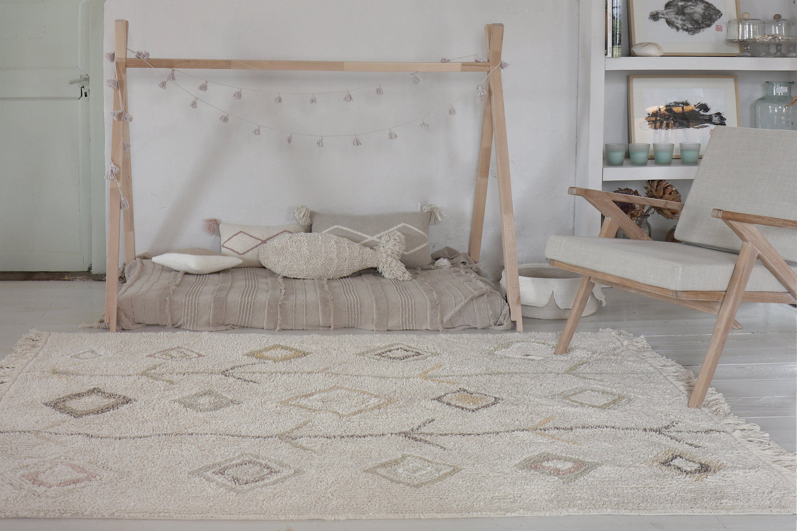 Earth Kaarol Washable Rug - Project Nursery